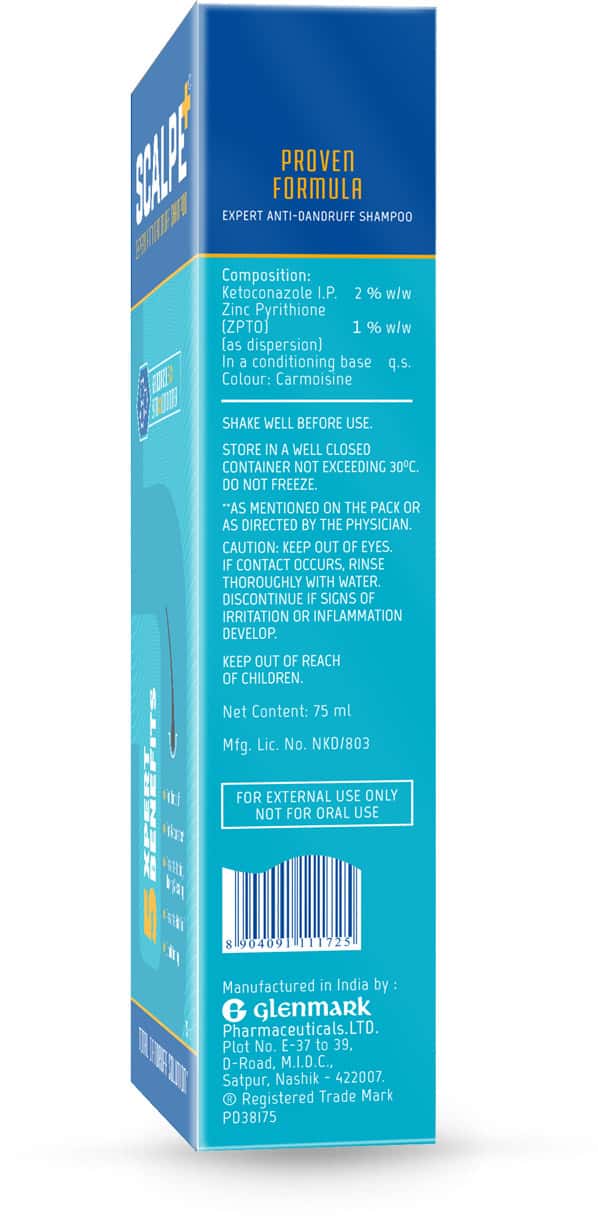 Manufacturer Details Scalpe Plus Expert Anti-Dandruff Shampoo 75 ml - Image 4