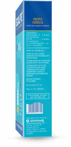 Scalpe Plus Expert Anti-Dandruff Shampoo With Ketoconazole | 75Ml