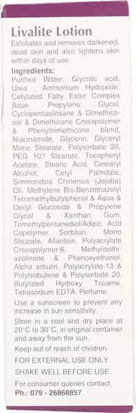 Livalite Lotion 30Ml