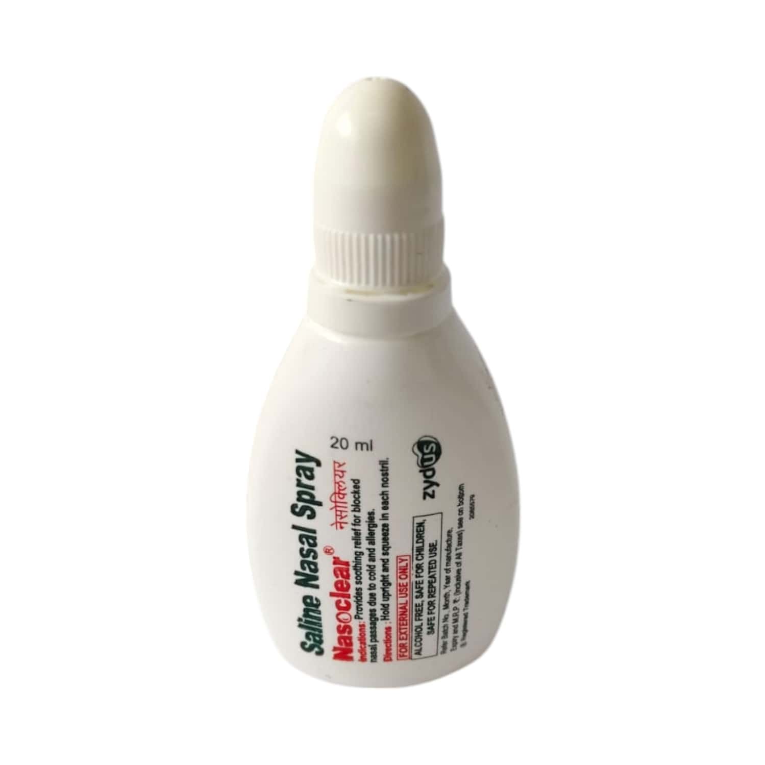 Nasoclear Mist 0.65% Bottle Of 20ml Nasal Spray