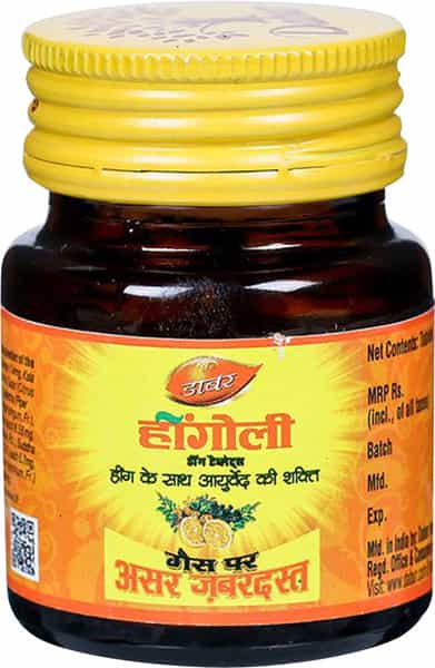 Dabur Hingoli Tablet For Healthy Digestion Helps Relieve Gas & Bloating 90 No's