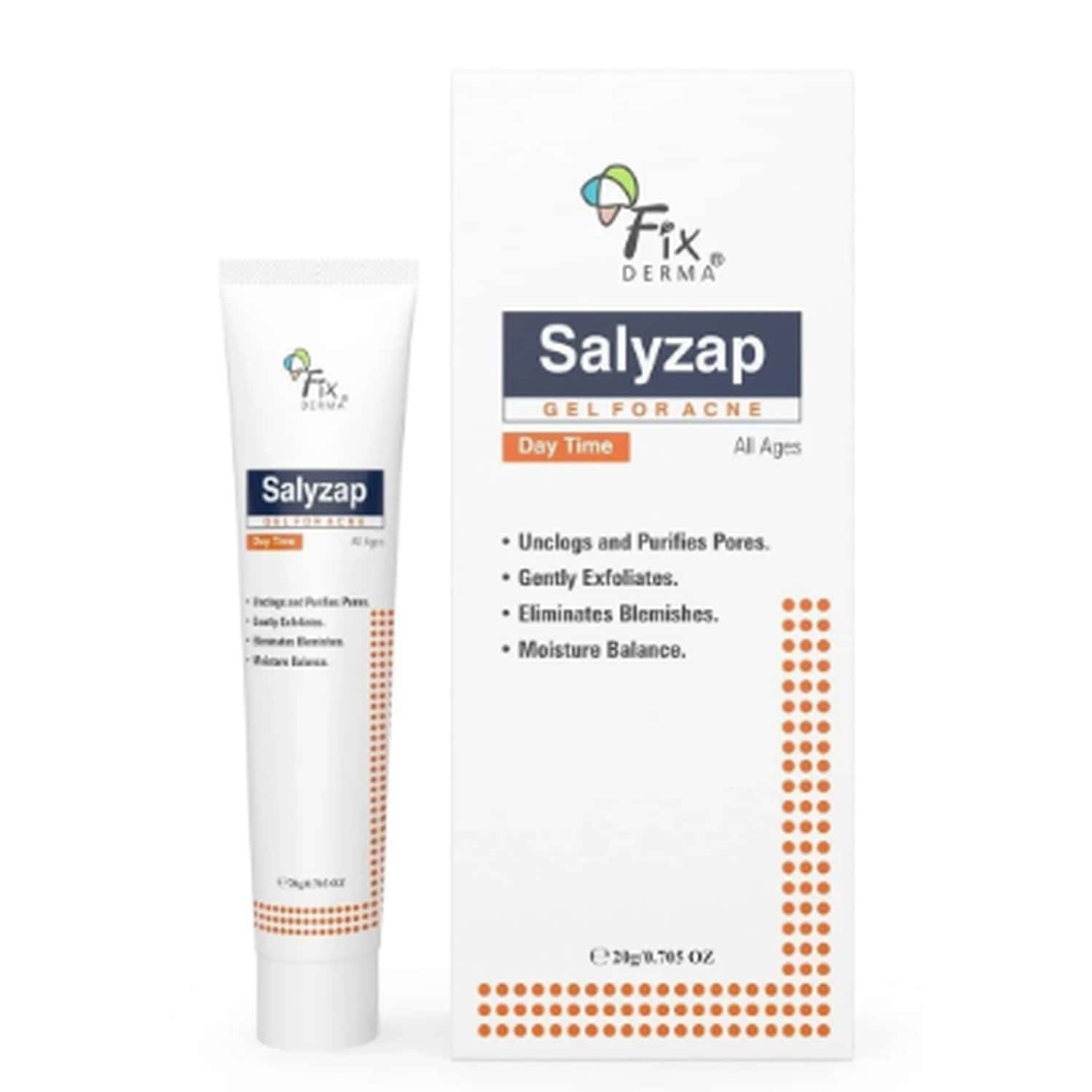 Fixderma Salyzap Day Time Tube Of 20gm Gel