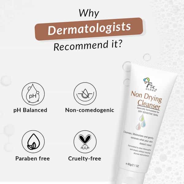 Fixderma Non Drying Cleansing Lotion 60Gm