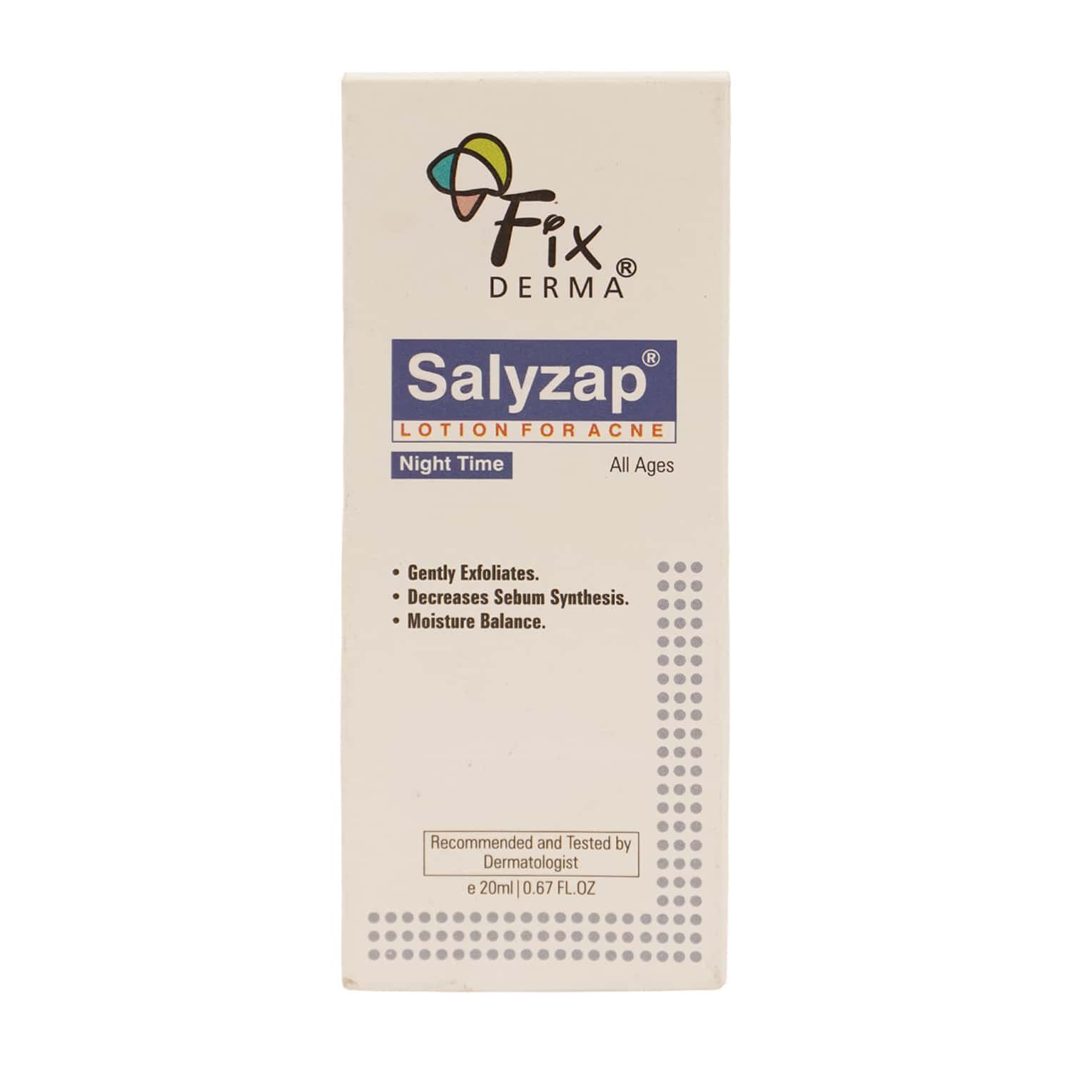 Fixderma Salyzap Night Time Lotion 20ml