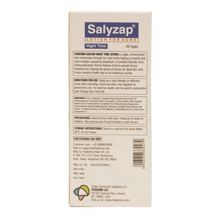 Fixderma Salyzap Night Time Lotion 20ml