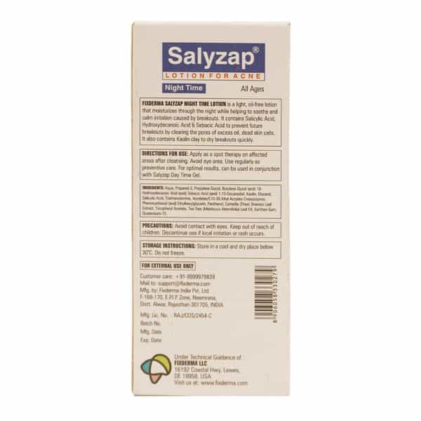 Fixderma Salyzap Night Time Lotion 20Ml