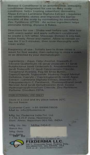 Fixderma Bioteez Anti Dandruff Conditioner 60 Ml