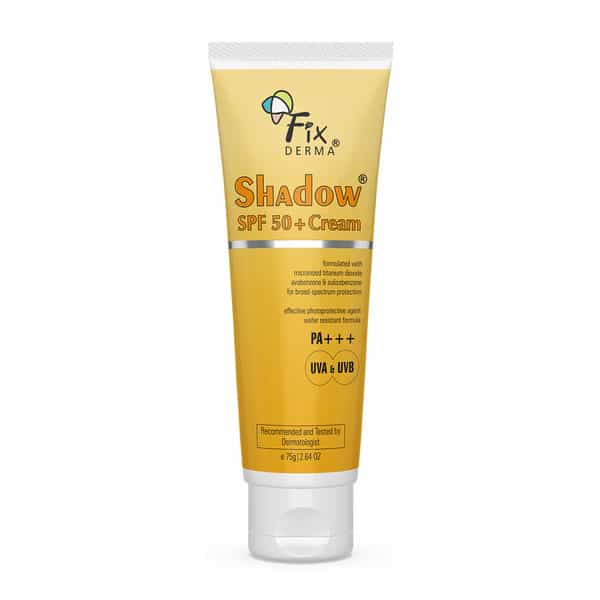 Fixderma Shadow Sunscreen Spf 50+ Cream For Dry Skin With Pa+++ Protection - 75G