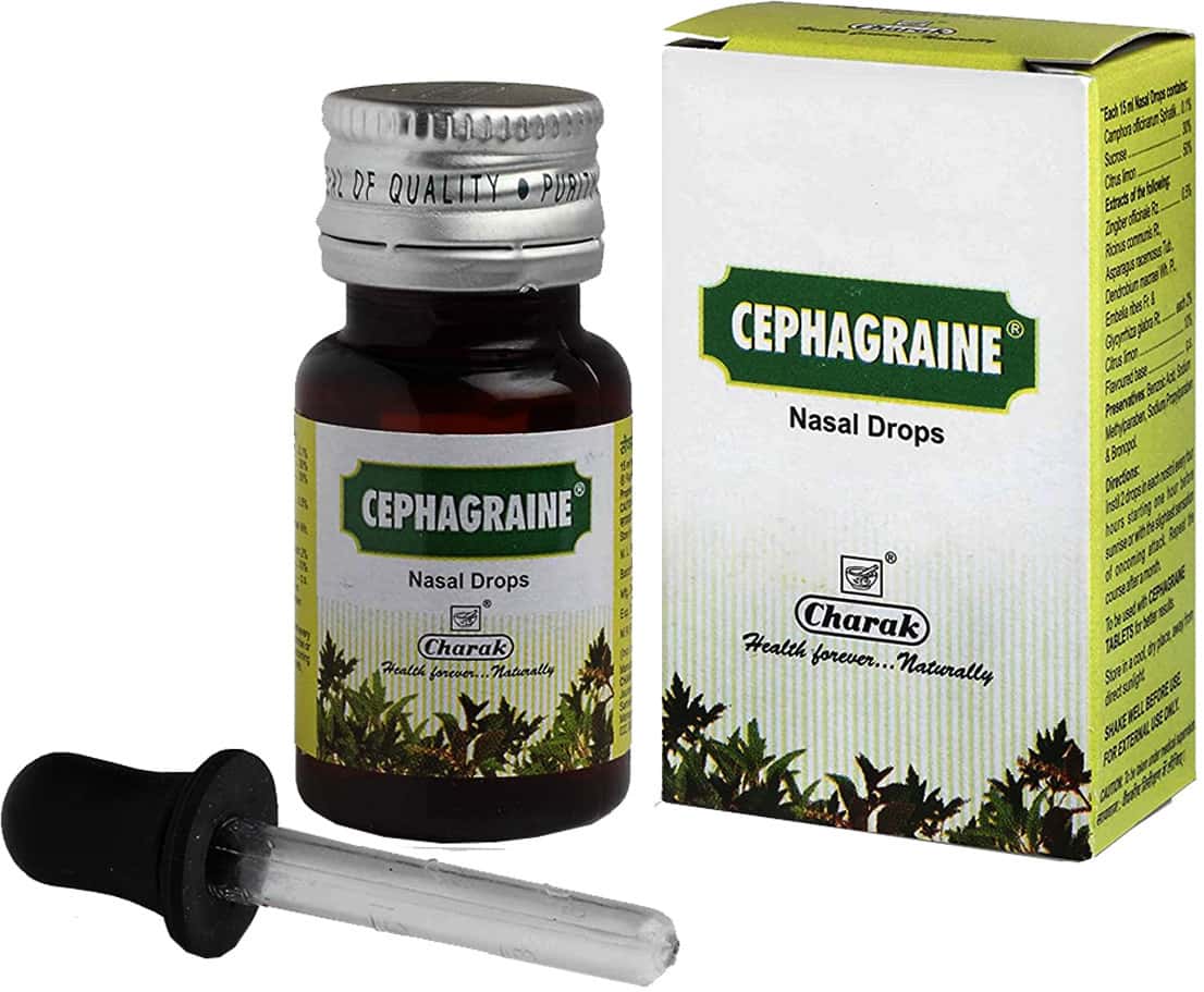 CHARAK CEPHAGRAINE NASAL DROPS 15 ML