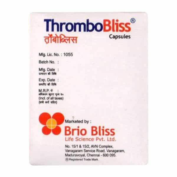 Thrombobliss Strip Of 10 Capsules