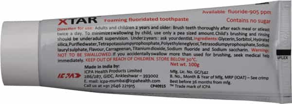 Xtar Toothpaste 100 Gm