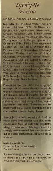 Zycafy W Shampoo