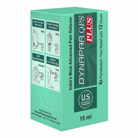 Dynapar Qps Plus Pain Relief Spray For Back | Knee | Muscle & Joint Pain - 15 Ml