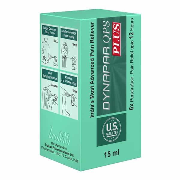 Dynapar Qps Plus Pain Relief Spray For Back | Knee | Muscle & Joint Pain - 15 Ml