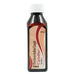 Cipladine Mint Flavour Bottle Of 100ml Gargle