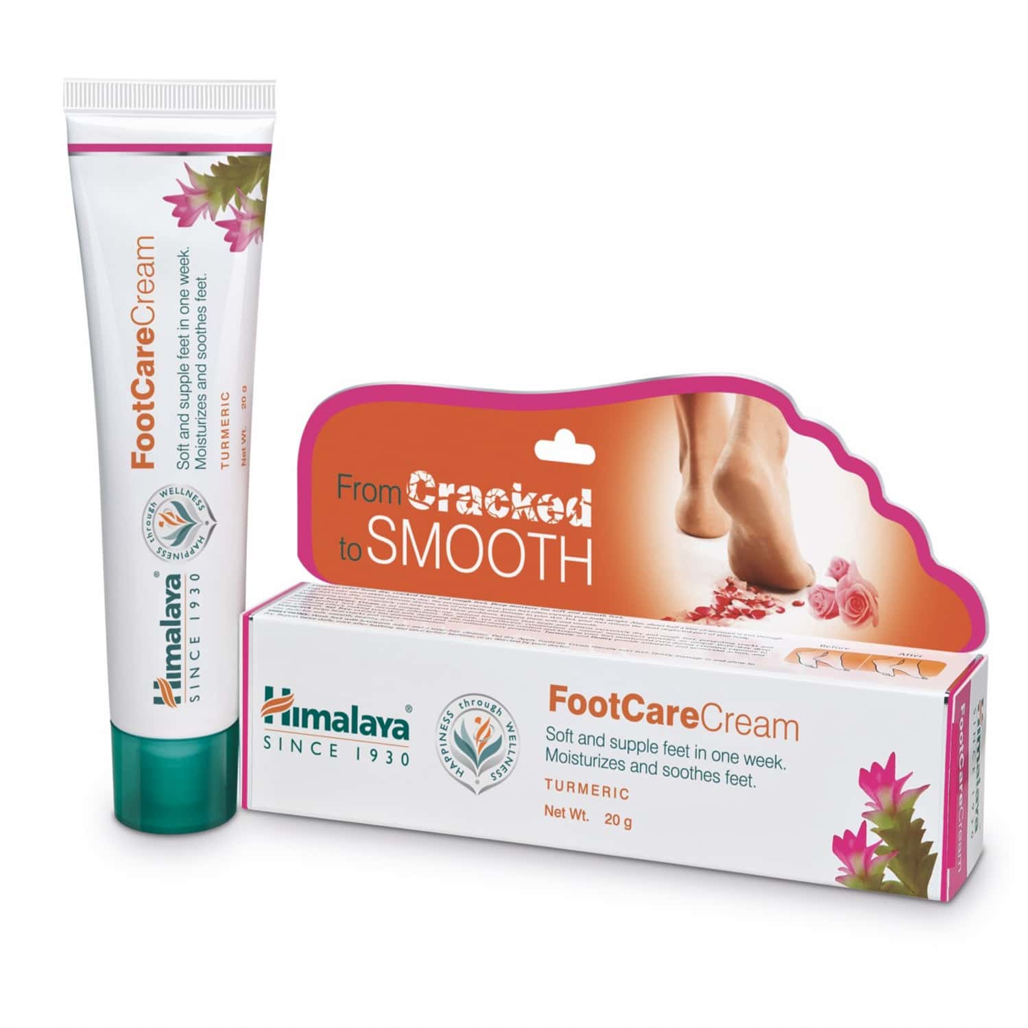 Himalaya Footcare Cream Helps Repair Cracked Heels 20gm