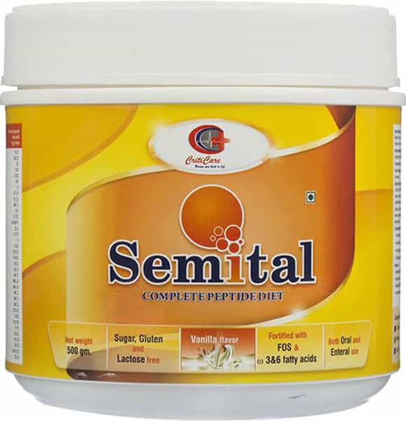 Semital Vanilla Flavour Advanced Nutrition Jar 500 Gm