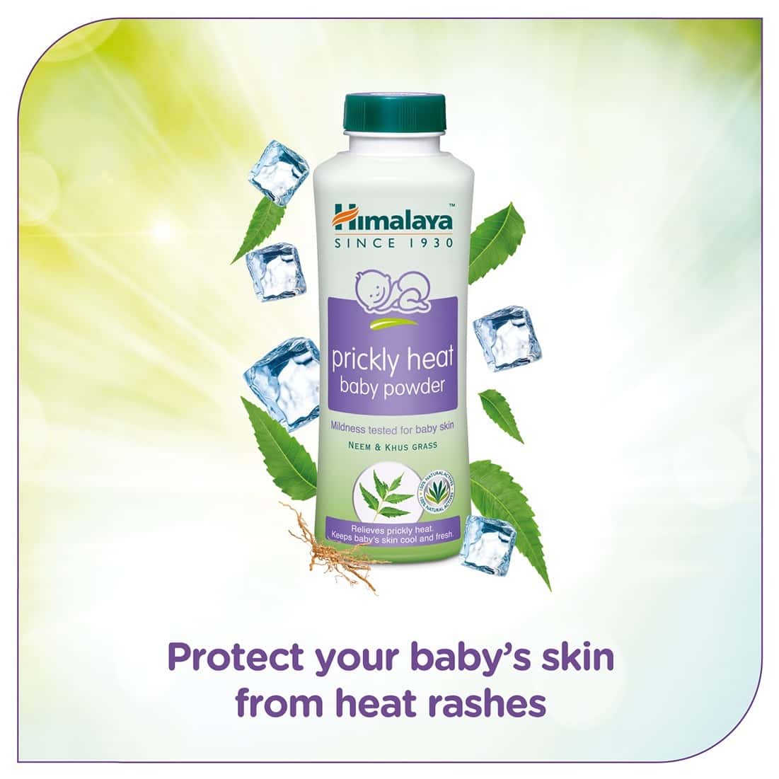 Buy HIMALAYA BABY PRICKLY HEAT POWDER BOTTLE OF 200 G Online & Get