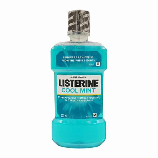 Listerine Coolmint Mouthwash Bottle Of 500 Ml