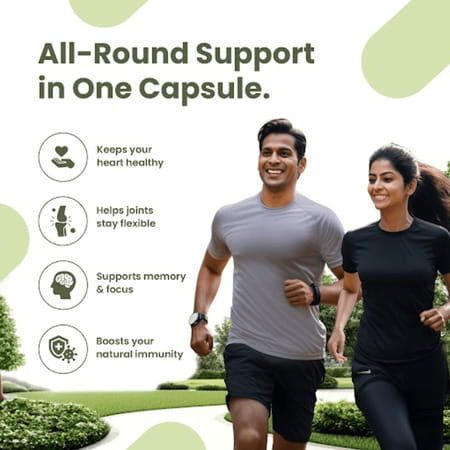 Revital Omega 3 | Vegetarian 1000mg Flaxseed Oil | 60 Capsules