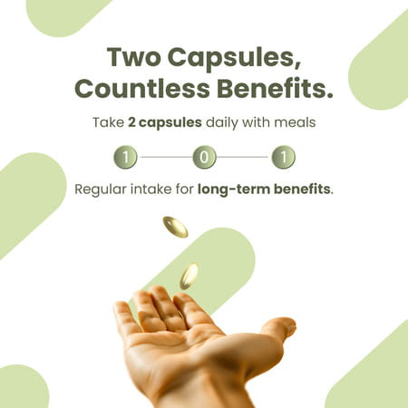 Revital Omega 3 | Vegetarian 1000mg Flaxseed Oil | 60 Capsules