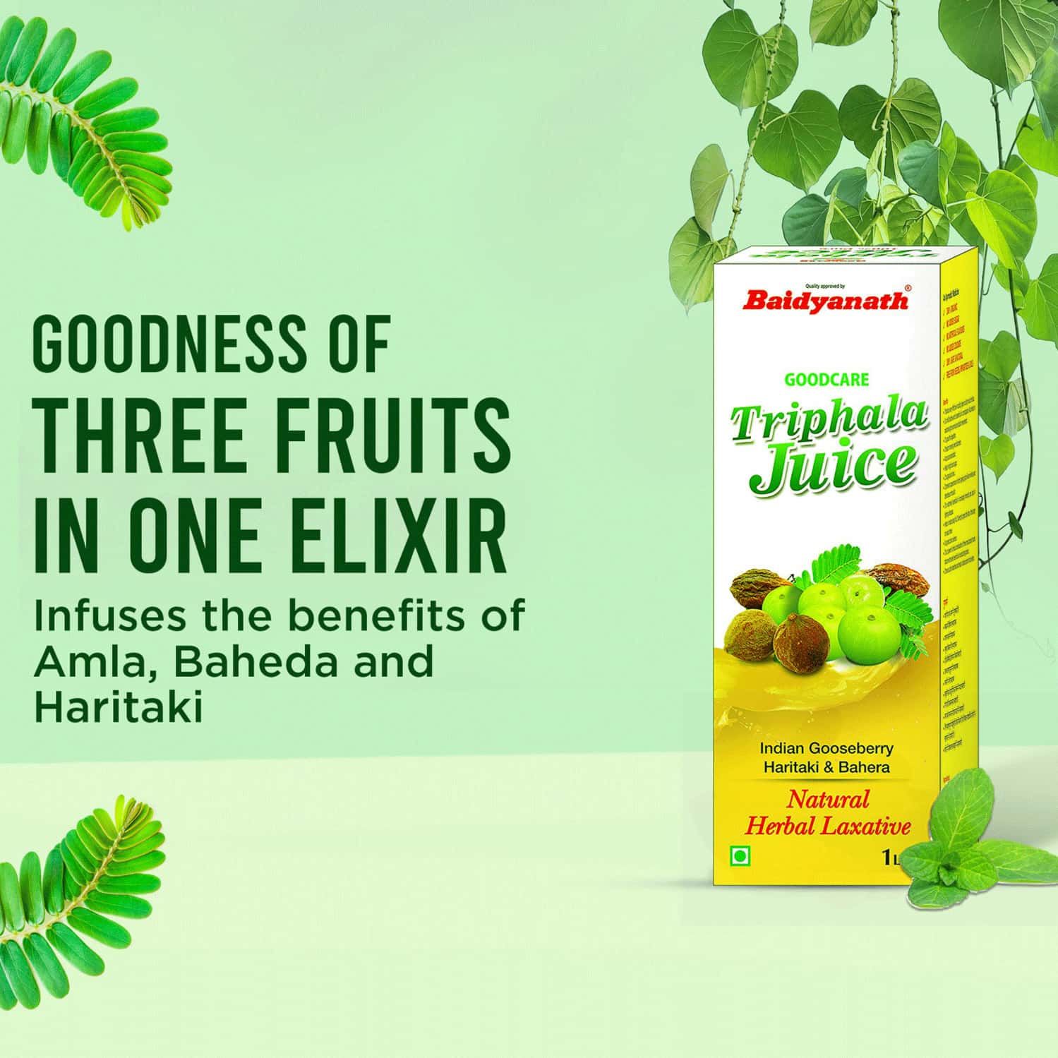 Buy BAIDYANATH TRIPHALA JUICE PROMOTES DIGESTIVE HEALTH & BOWEL