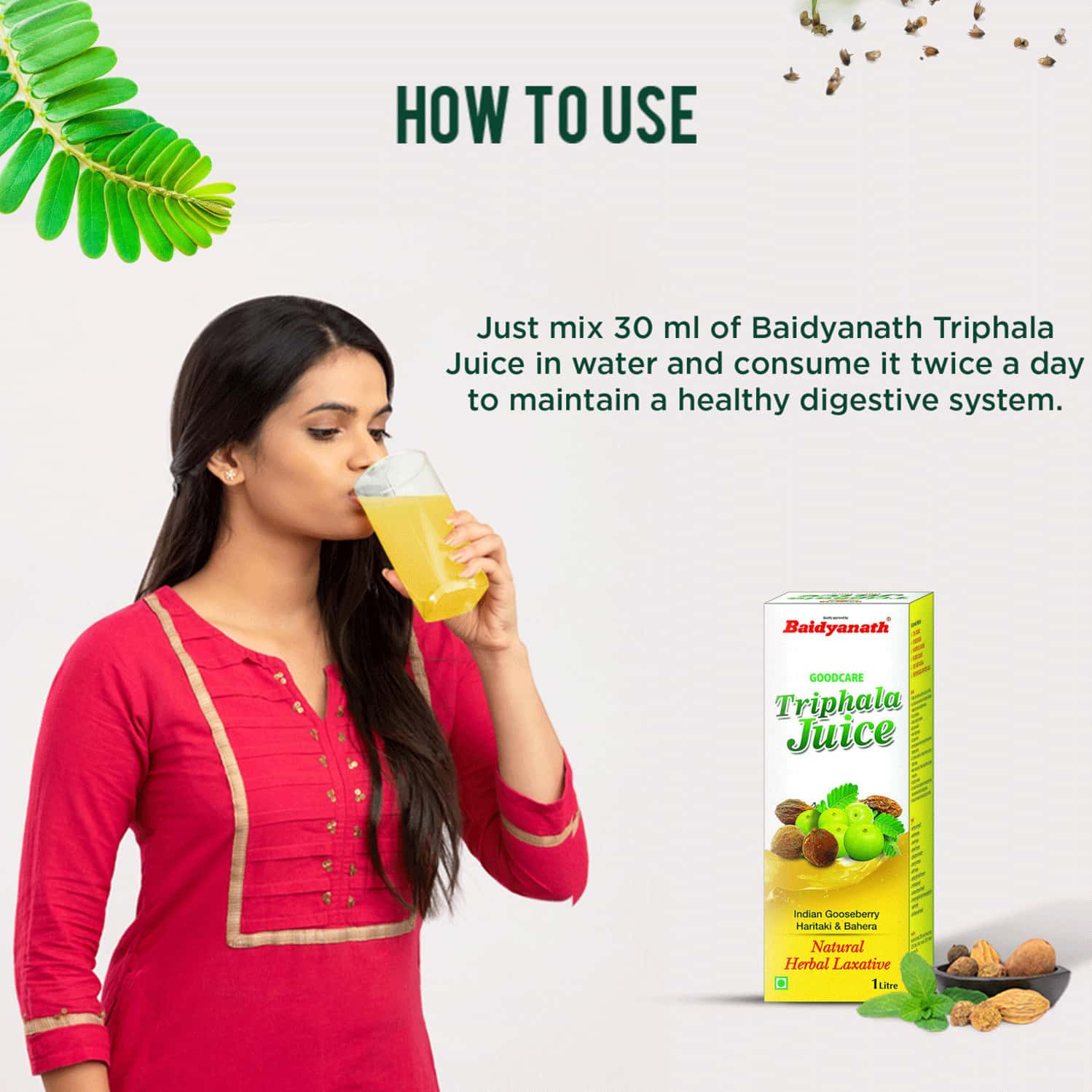 Buy BAIDYANATH TRIPHALA JUICE PROMOTES DIGESTIVE HEALTH & BOWEL