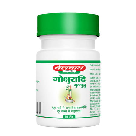 Baidyanath Asli Ayurved Nagpur Gokshuradi Guggulu 80 Tablets