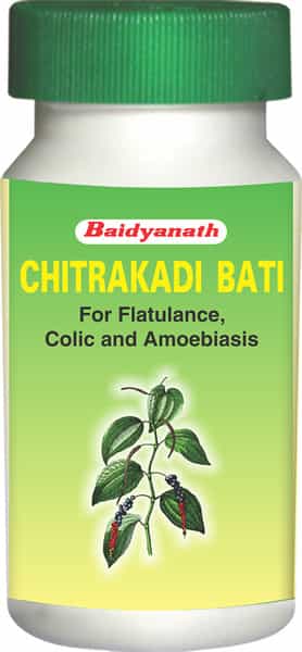 Baidyanath Chitrakadi Bati | Bottle | 80 No's
