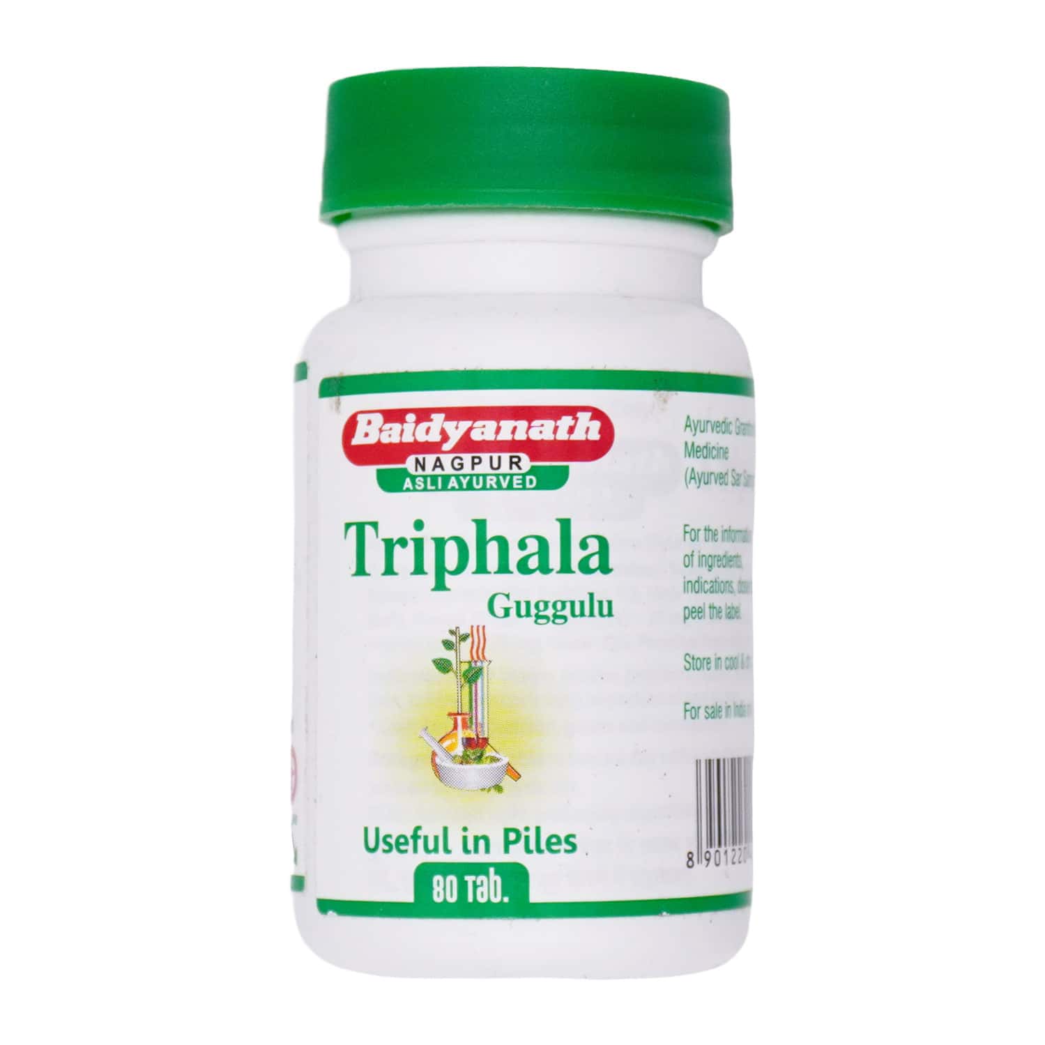 BAIDYANATH TRIPHALA GUGGULU - 80 TABLETS