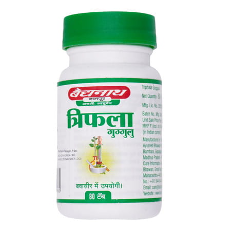 Baidyanath Triphala Guggulu - 80 Tablets