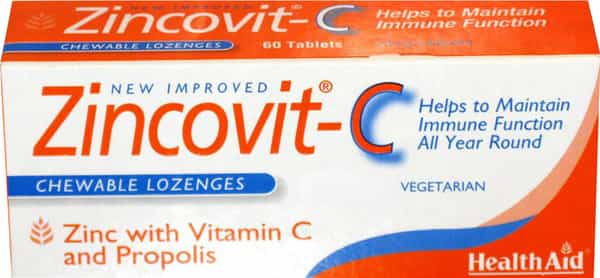 Health Aid Zincovit C | 60 Tablets