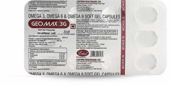 Geomax 3G Strip Of 10 Capsules