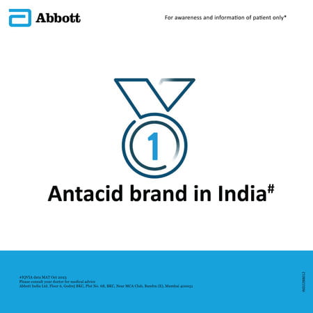 Digene Acidity & Gas Relief Tablets 15'S- Orange Flavour