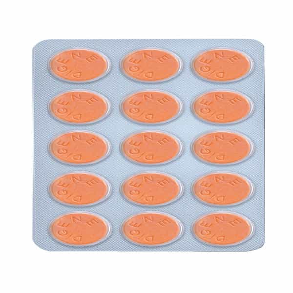 Digene Orange Flavour Strip Of 15 Tablets