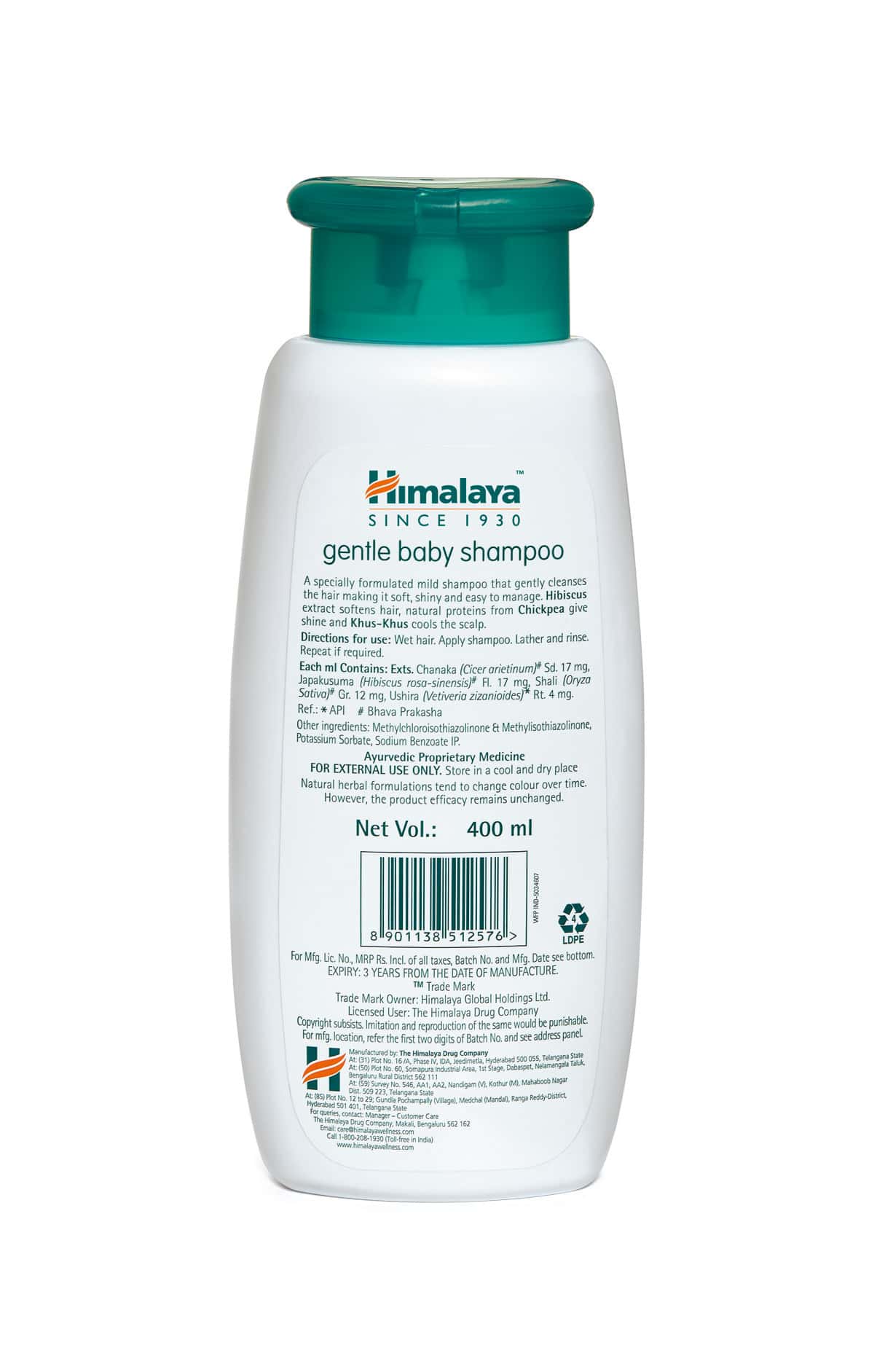 Buy Himalaya Gentle Baby Shampoo Bottle Of 400 Ml Online at Flat 18