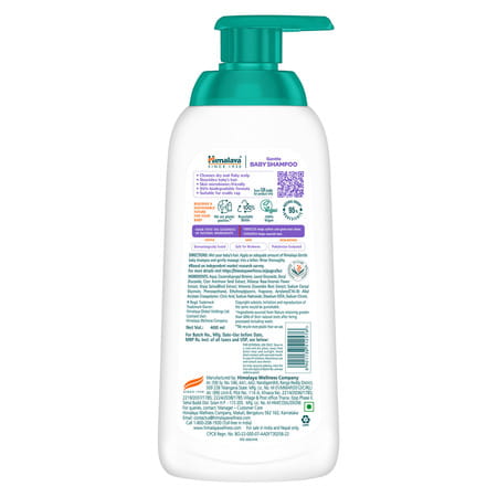 Himalaya Gentle Baby Shampoo Bottle Of 400ml