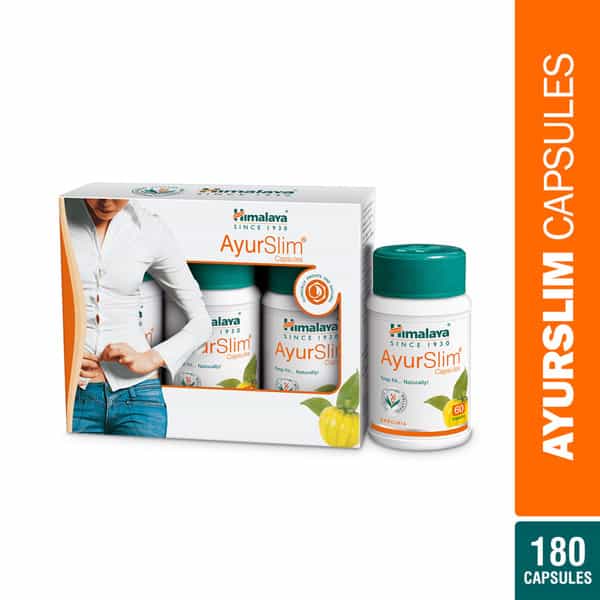 Himalaya Ayurslim | For Weight Management | Bottle | |60 Capsules | Pack Of 3