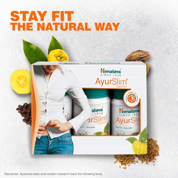 Himalaya Ayurslim | For Weight Management | Bottle | |60 Capsules | Pack Of 3