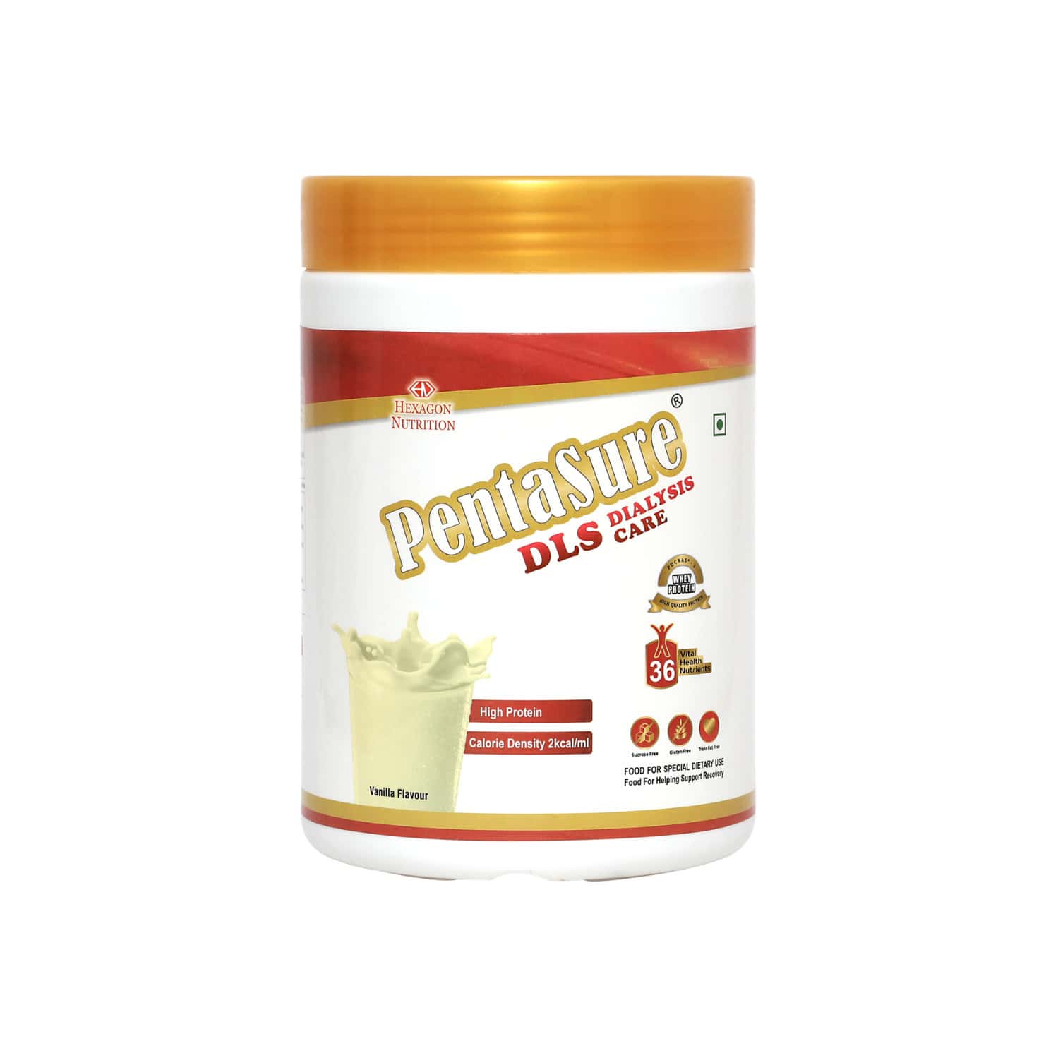 Pentasure Dls Dialysis Supplement Renal Nutrition Powder For Kidney Care | Vanilla Flavour | 400gm
