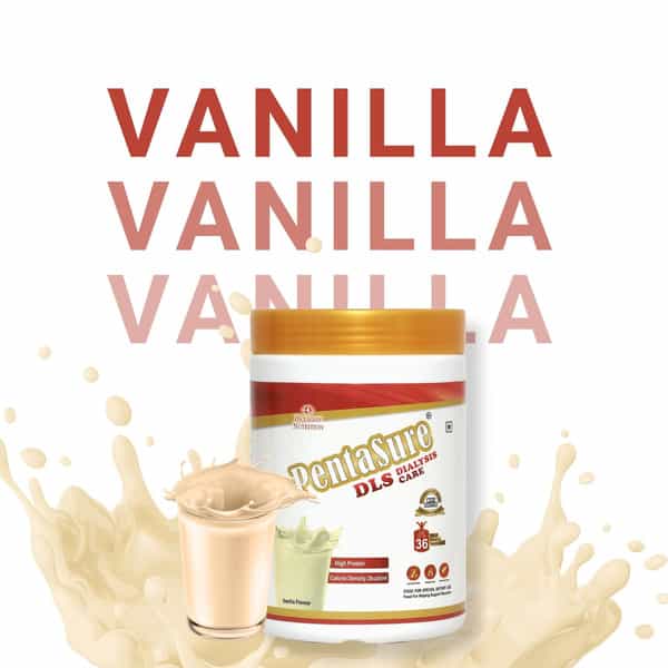 Pentasure Dls Dialysis Supplement Renal Nutrition Powder For Kidney Care | Vanilla Flavour | 400Gm