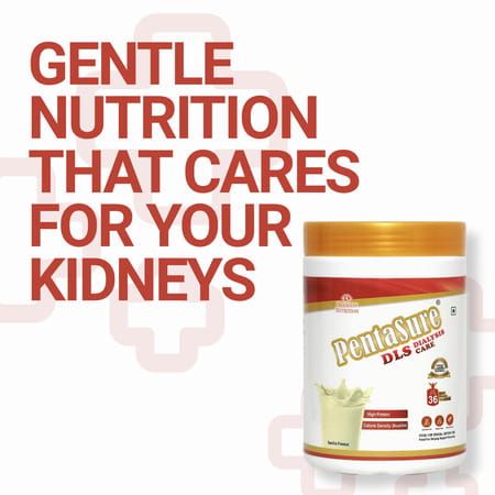 Pentasure Dls Dialysis Supplement Renal Nutrition Powder For Kidney Care | Vanilla Flavour | 400gm