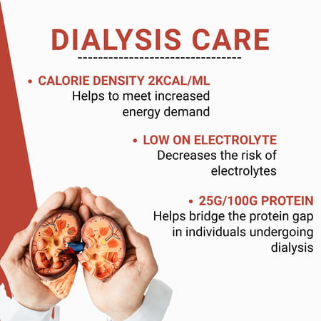 Pentasure Dls Dialysis Supplement Renal Nutrition Powder For Kidney Care | Vanilla Flavour | 400gm