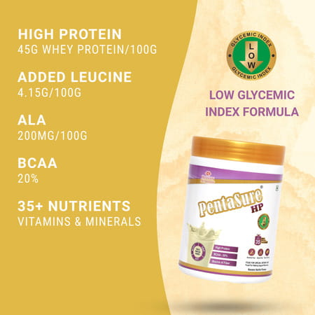 Pentasure Hp Whey Protein | Banana Vanilla | 400gm
