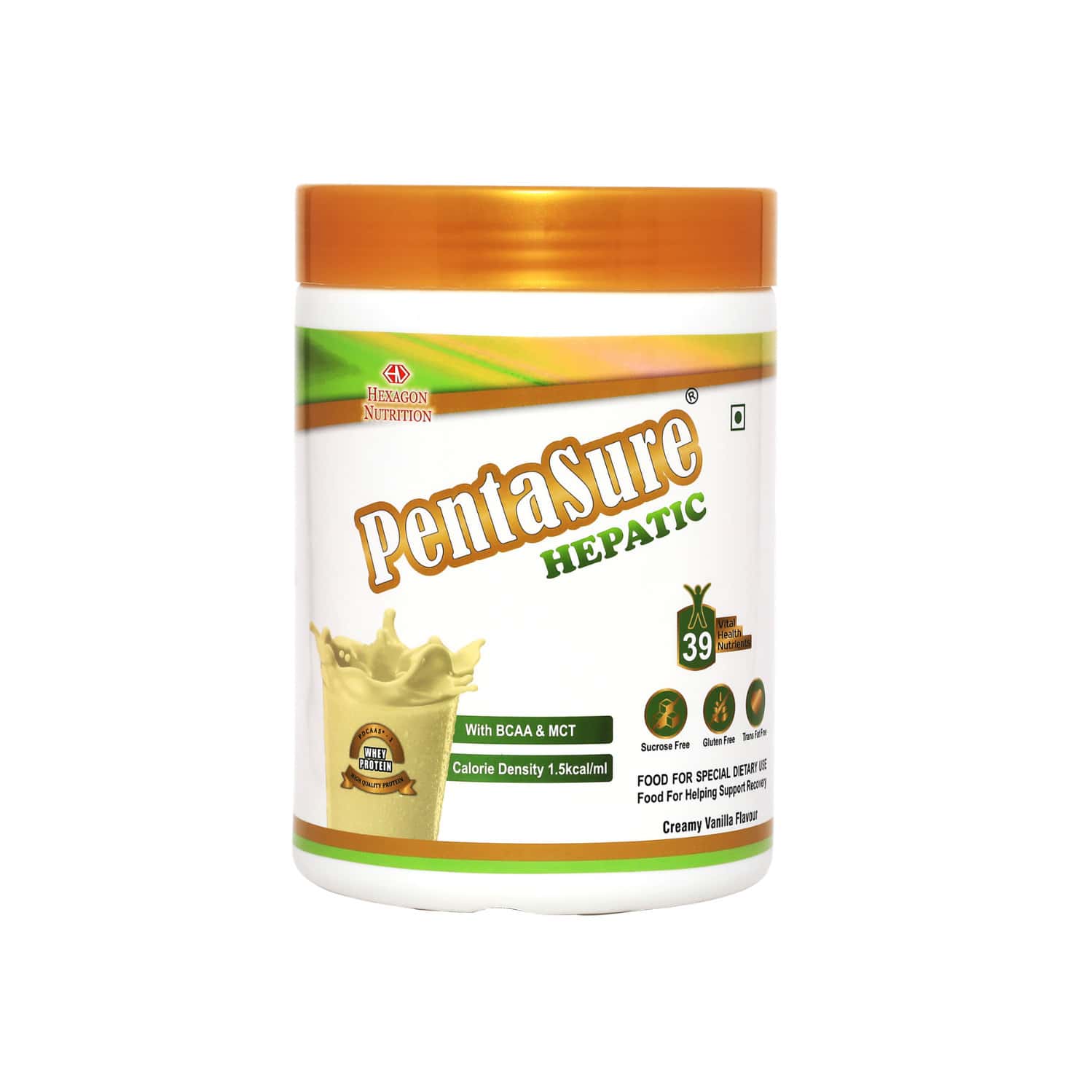 Pentasure Hepatic | Liver Care Nutrition Powder | Vanilla Flavour | 400 Gm