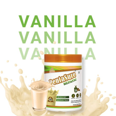 Pentasure Hepatic | Liver Care Nutrition Powder | Vanilla Flavour | 400 Gm