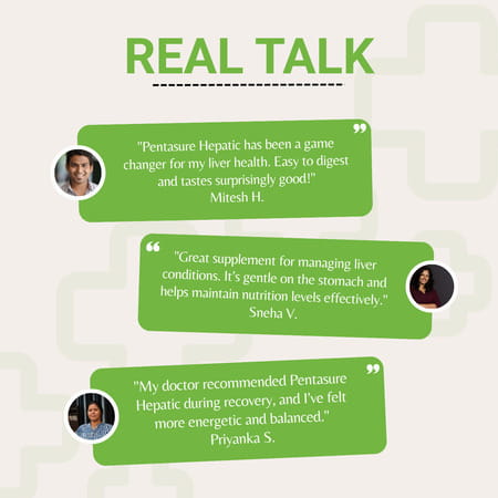 Pentasure Hepatic | Liver Care Nutrition Powder | Vanilla Flavour | 400 Gm