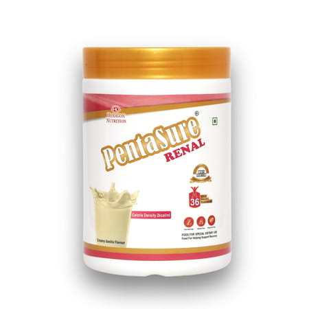 Pentasure Renal | Nutrition Powder For Kidney Care | Creamy Vanilla Flavour | 400gm