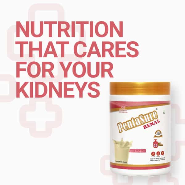 Pentasure Renal | Nutrition Powder For Kidney Care | Creamy Vanilla Flavour | Jar | 400Gm