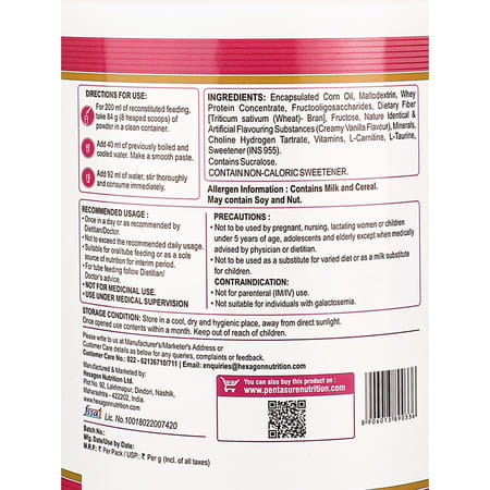 Pentasure Renal | Nutrition Powder For Kidney Care | Creamy Vanilla Flavour | Jar | 400Gm